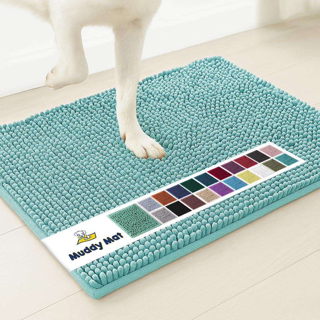 Muddy Mat 48"x60" Seafoam Green front view