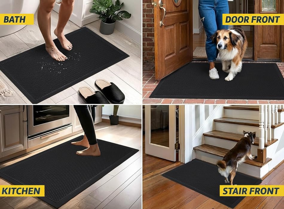 Muddy Mat displayed in a patio area