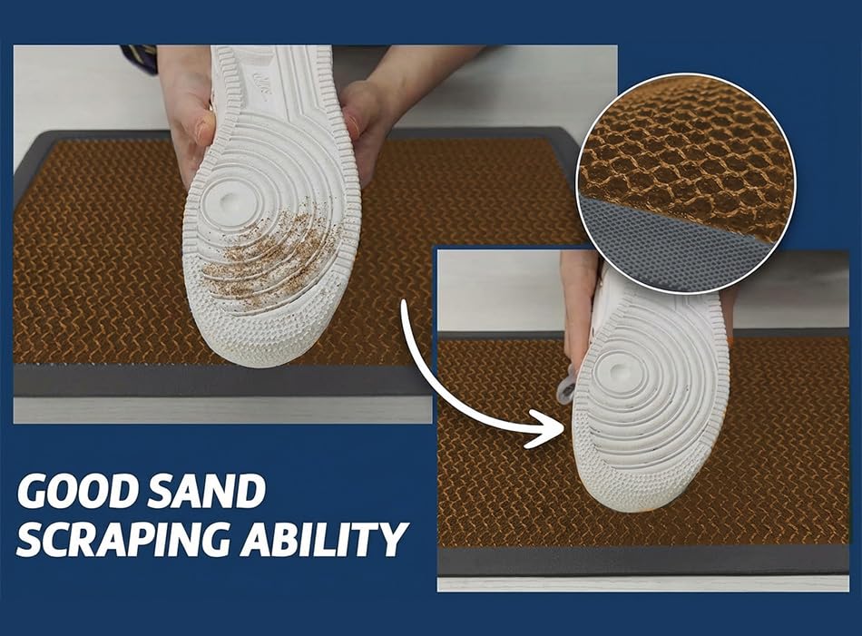 Muddy Mat Heavy-Duty Quick-Dry Door Mat washed down with a hose