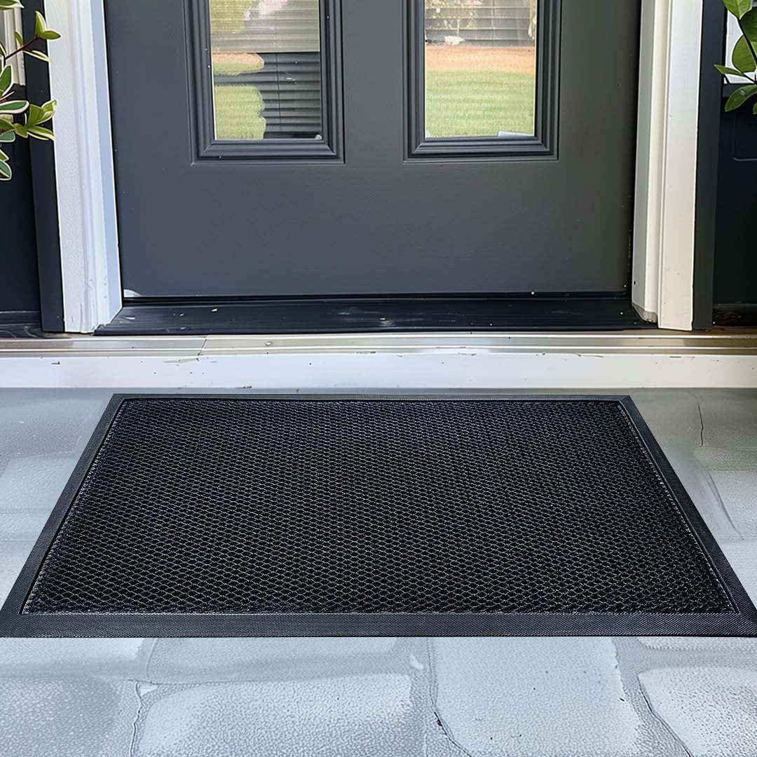 Muddy Mat Heavy-Duty Quick-Dry Floor Mat with dimensions displayed