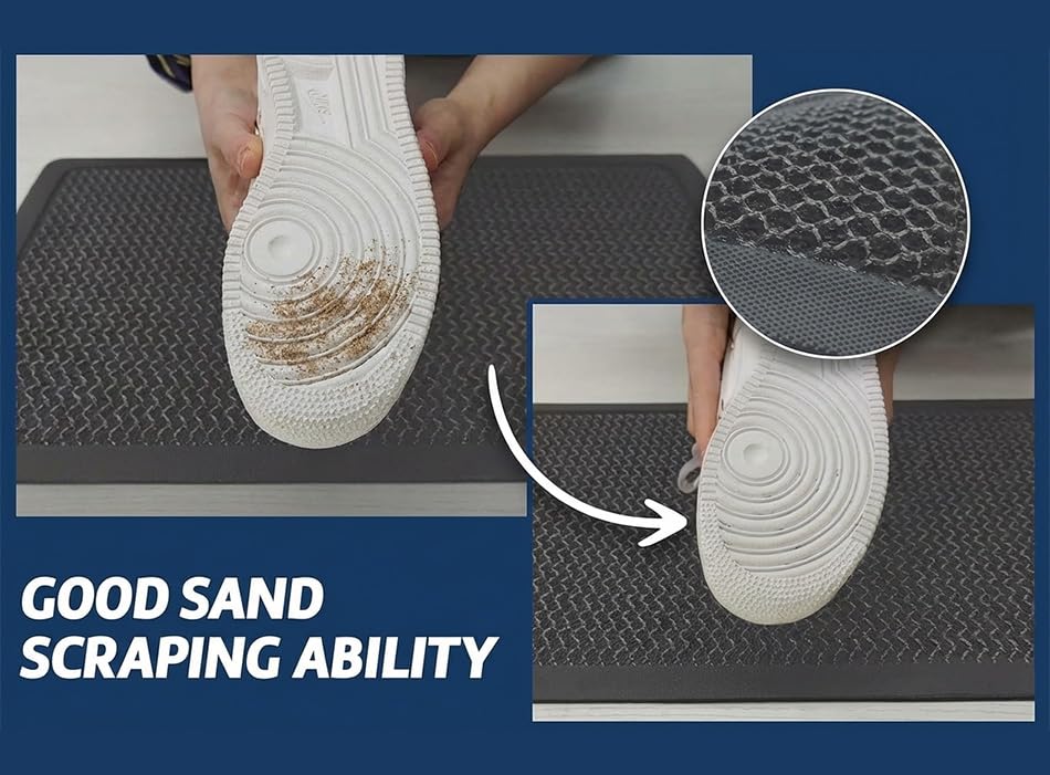 Muddy Mat Meshy Mat 32x60 outdoors on a patio