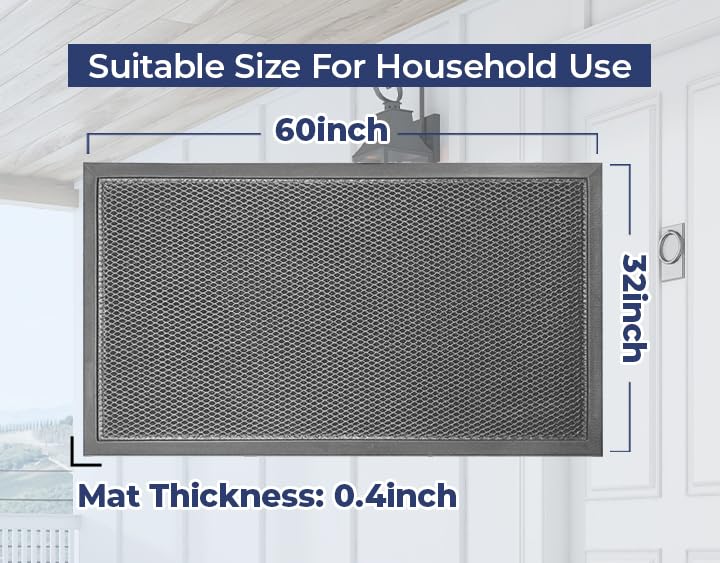 Muddy Mat Meshy Mat 32x60 showing versatility in garage