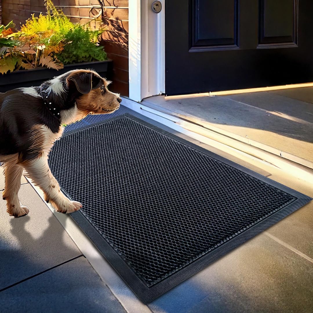Muddy Mat Meshy Mat black doormat front view