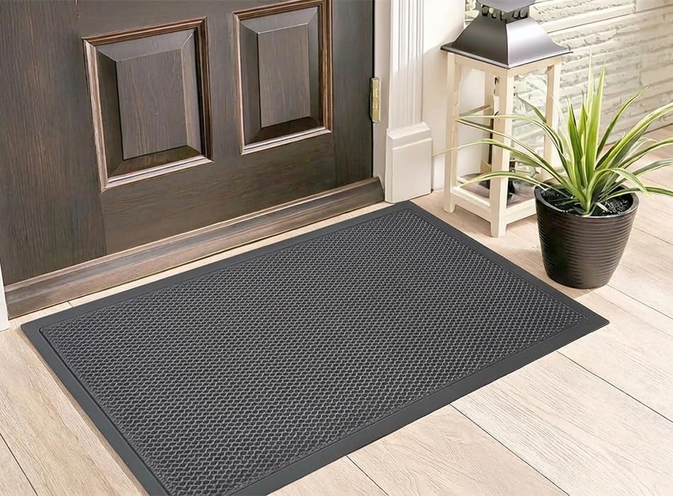 Muddy Mat Meshy Mat Door Mat rolled up for storage