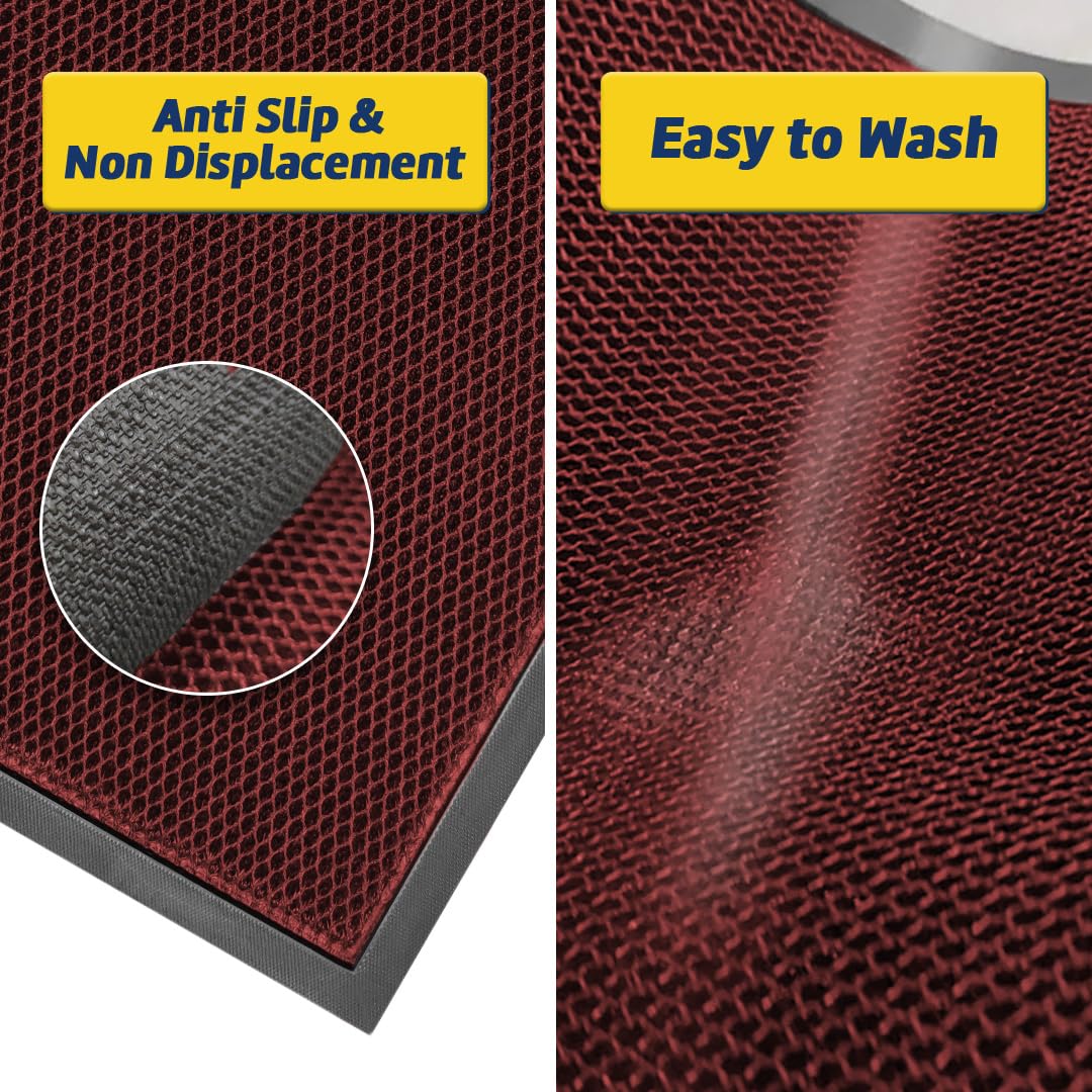 Muddy Mat Meshy Mat rinsed clean with a hose