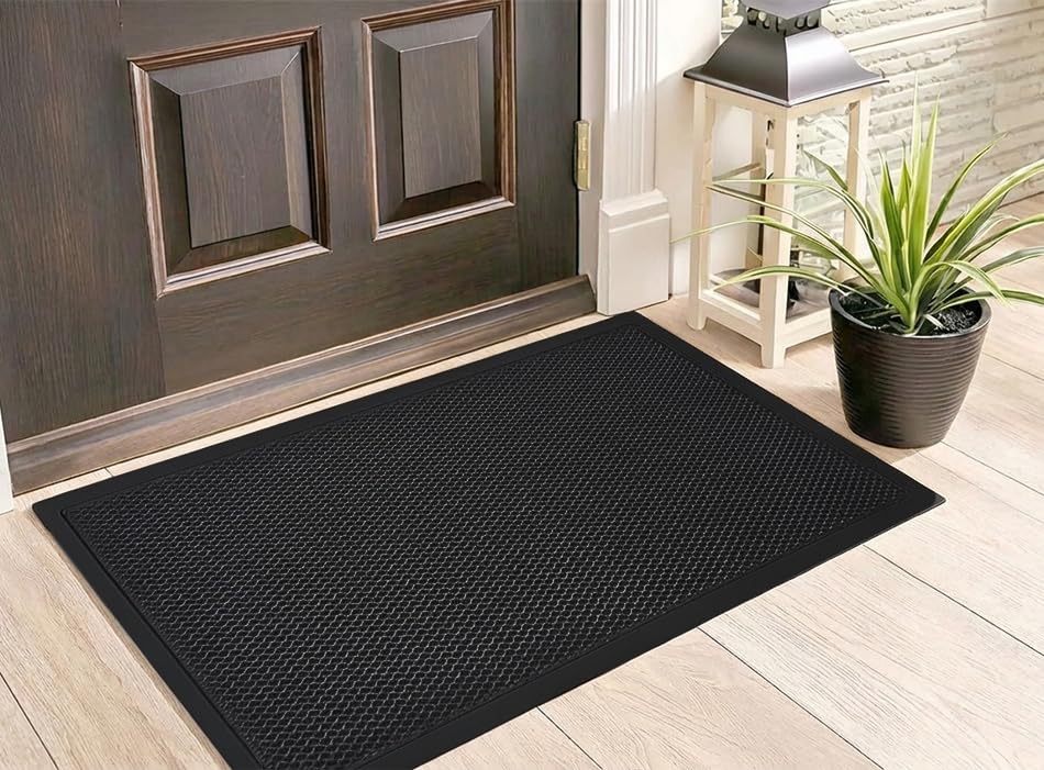 Muddy Mat Meshy Mat rolled up for storage