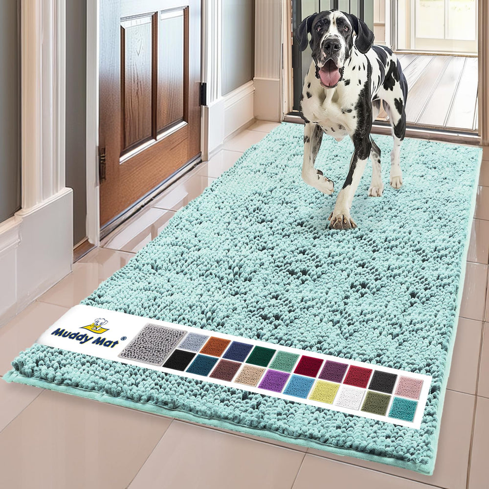 Muddy Mat Seafoam Green 24"x120" front view