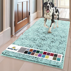 Muddy Mat Seafoam Green 24"x120" front view