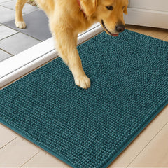MUDGUARD MAT Dog Door Muddy Mat Atlantic Blue front view