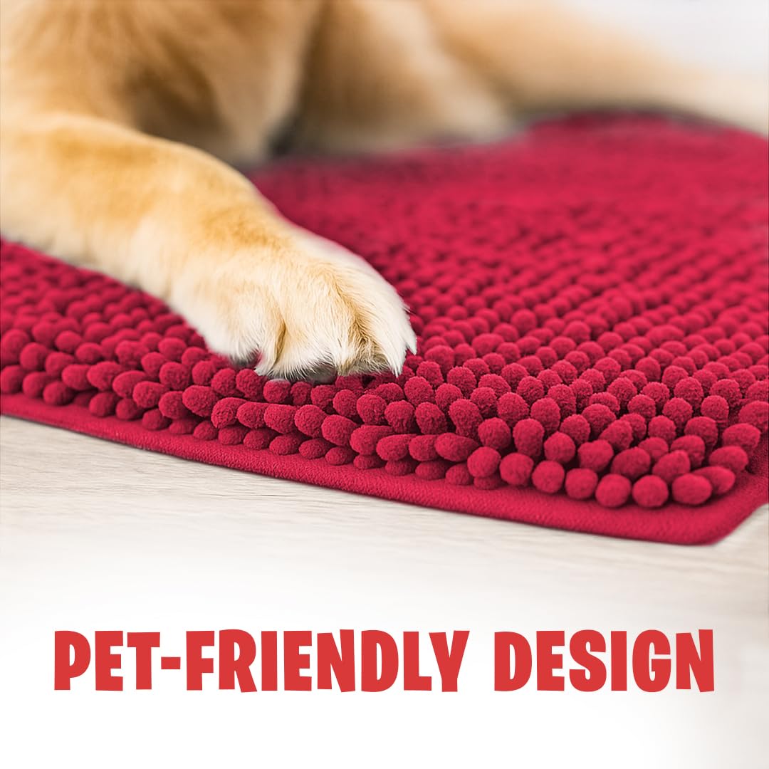 MUDGUARD MAT Dog Door Muddy Mat rolled up for storage