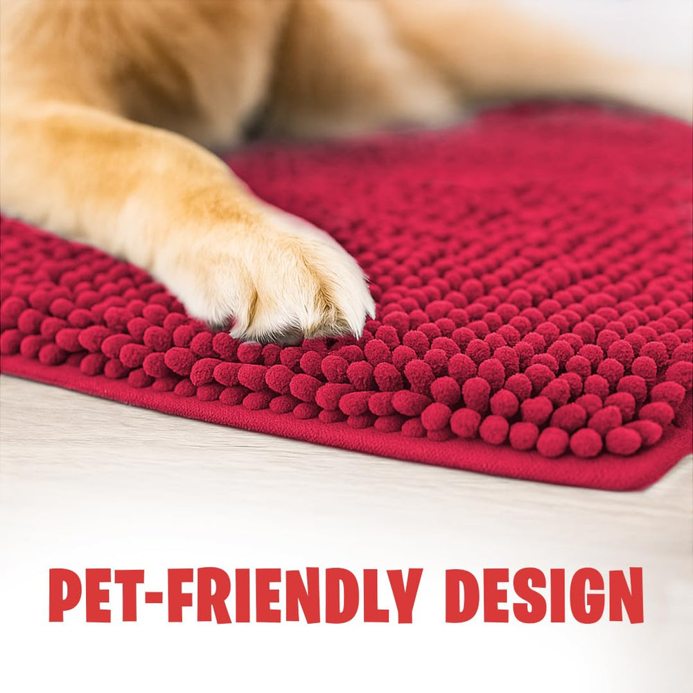MUDGUARD MAT Dog Door Muddy Mat rolled up for storage