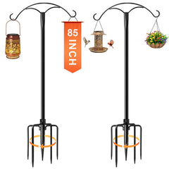 MuliVid 85 Inch Heavy Duty Shepherds Hook front view