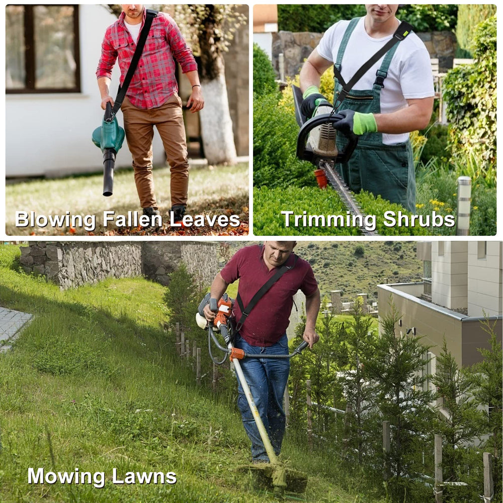 Multiple angles of the GodFan Trimmer Strap