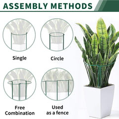 Multiple SORANGEUN Peony Cages assembled in various shapes