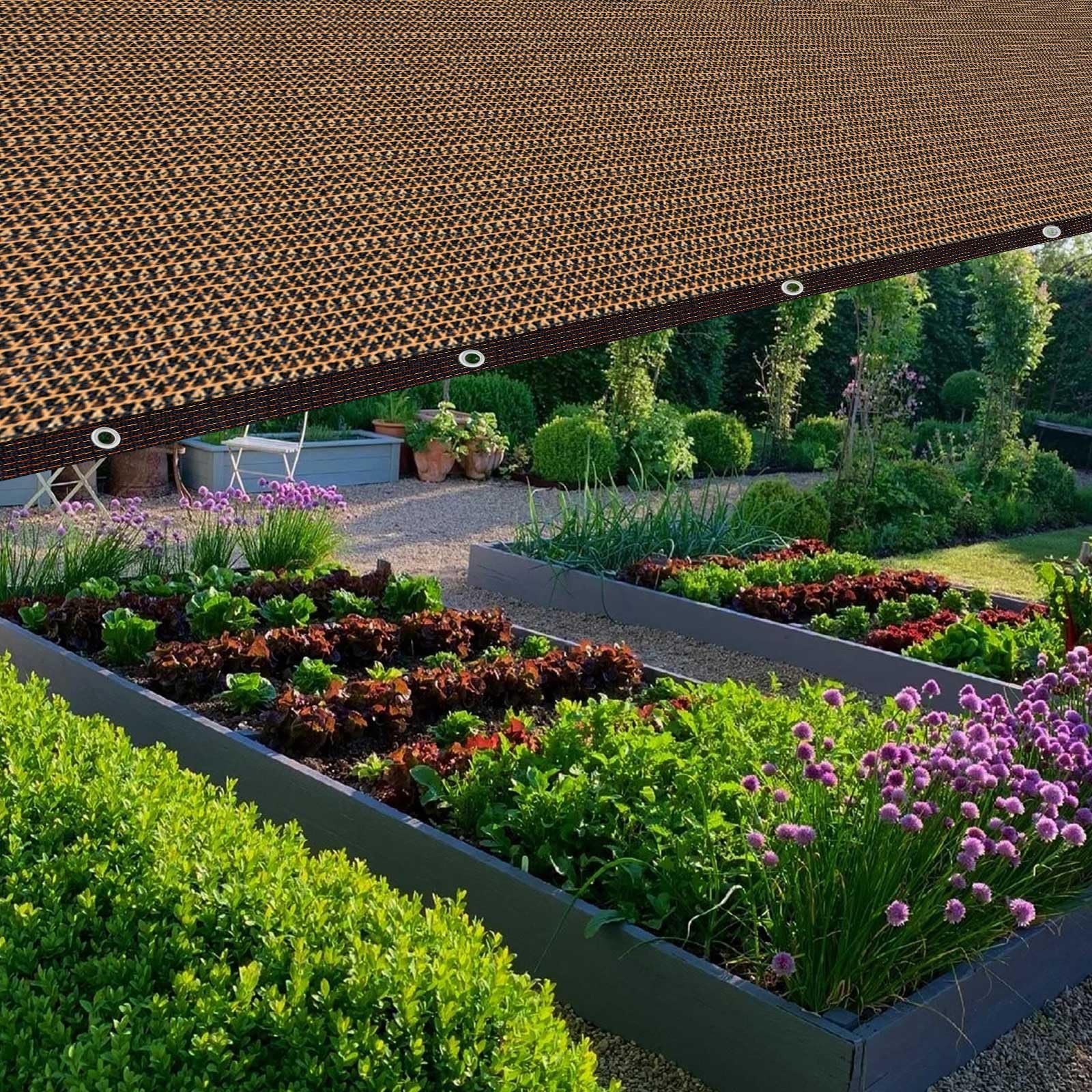 Multiple uses of QHAIYYBF shade cloth in various settings