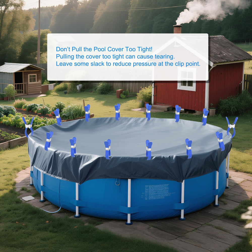 Multipurpose usage of Fabflame pool cover clips