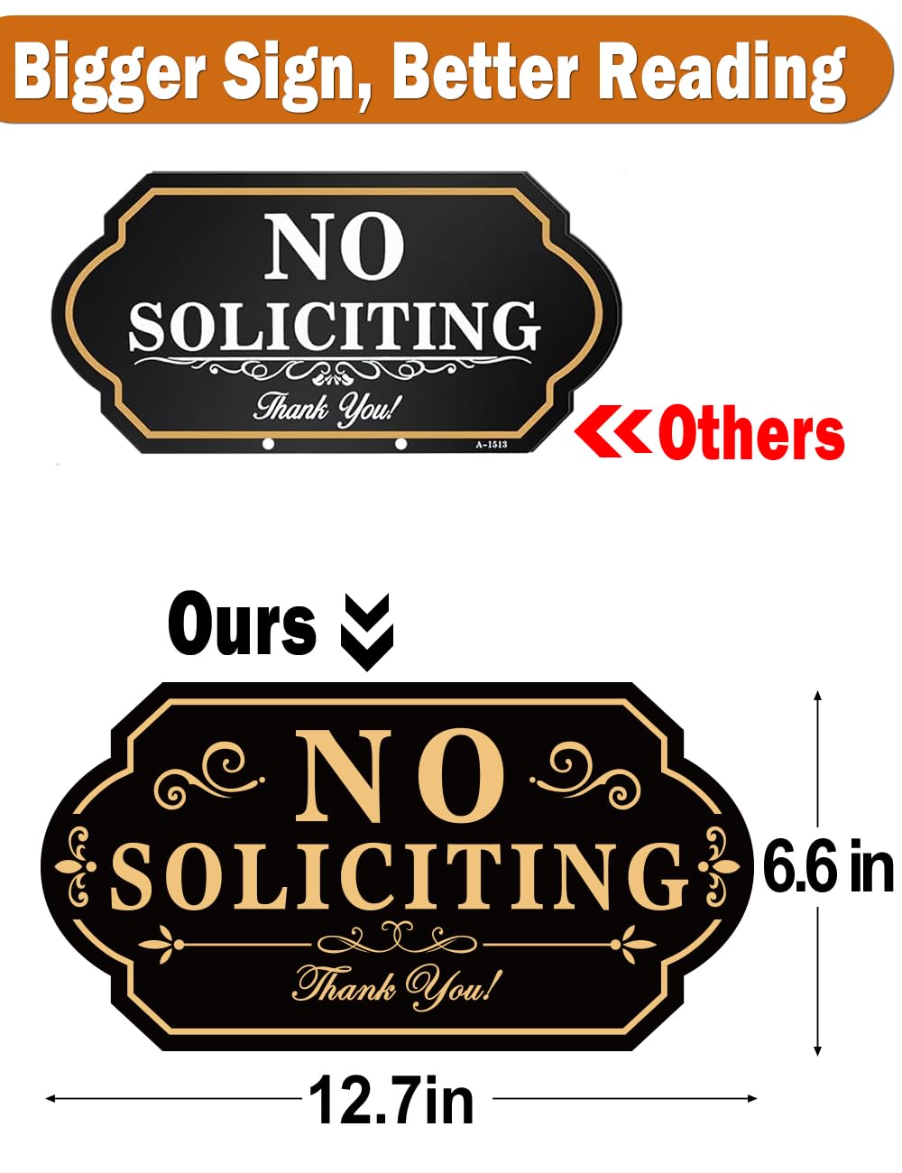 multiwins No Soliciting Sign installed in a yard
