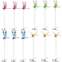 Mustio Dragonfly Clip in pink colour front view