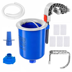 MUWOOB Above Ground Pool Skimmer front view with adjustable bracket