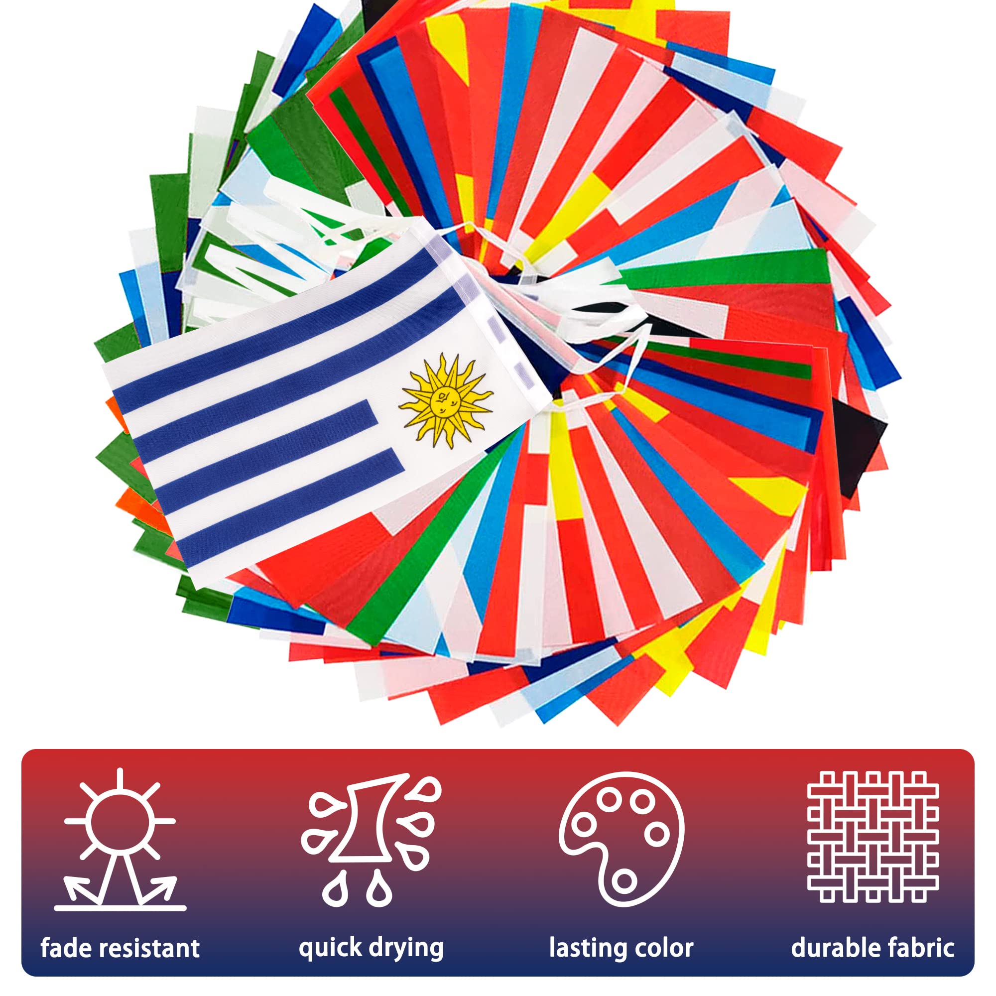 MVPRING Latin America Flag Banner packaging