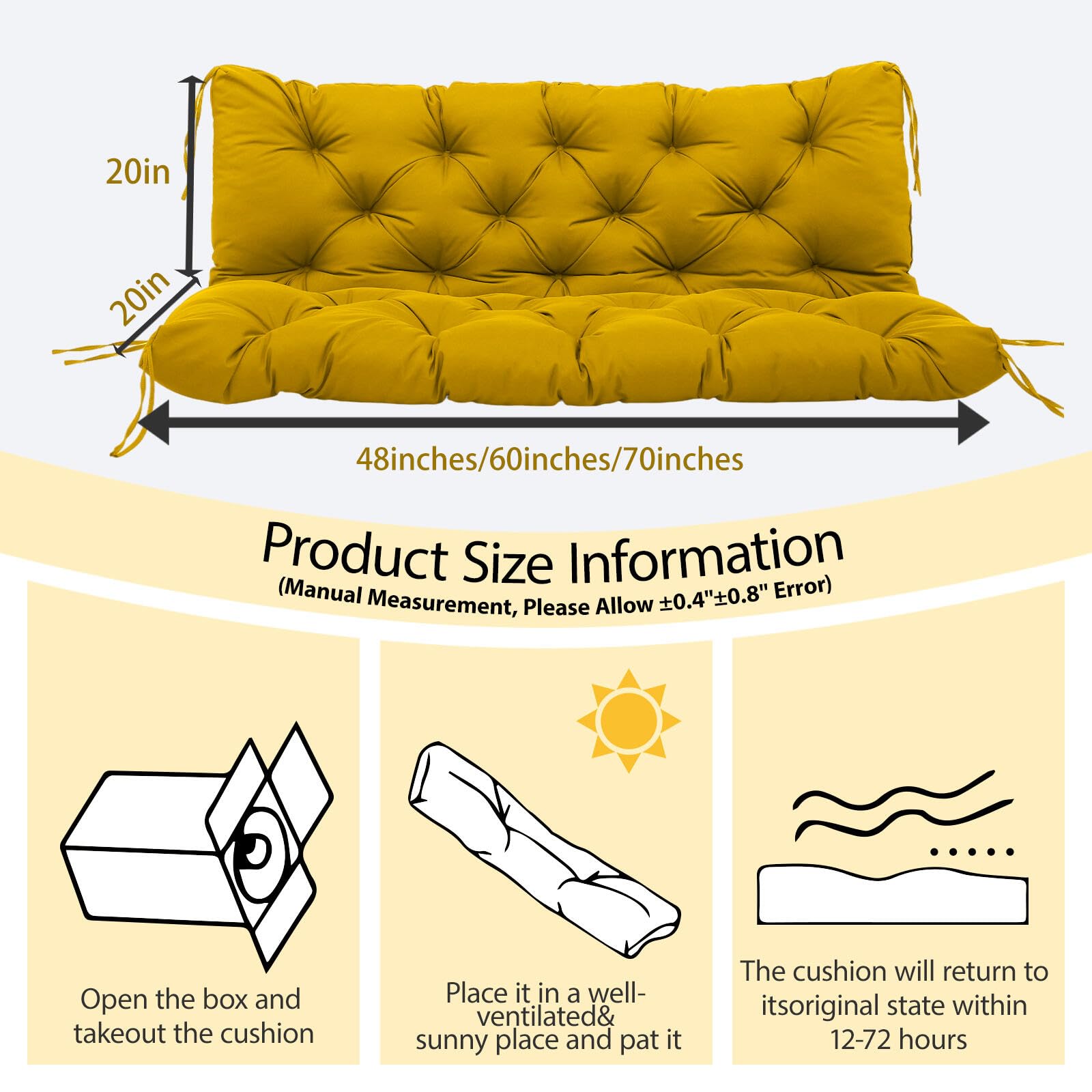 MVRFN outdoor cushion packaging front view