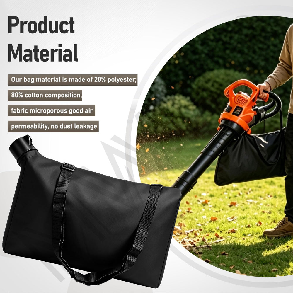 MWEDP Leaf Blower Shoulder Bag front view showing fabric detail