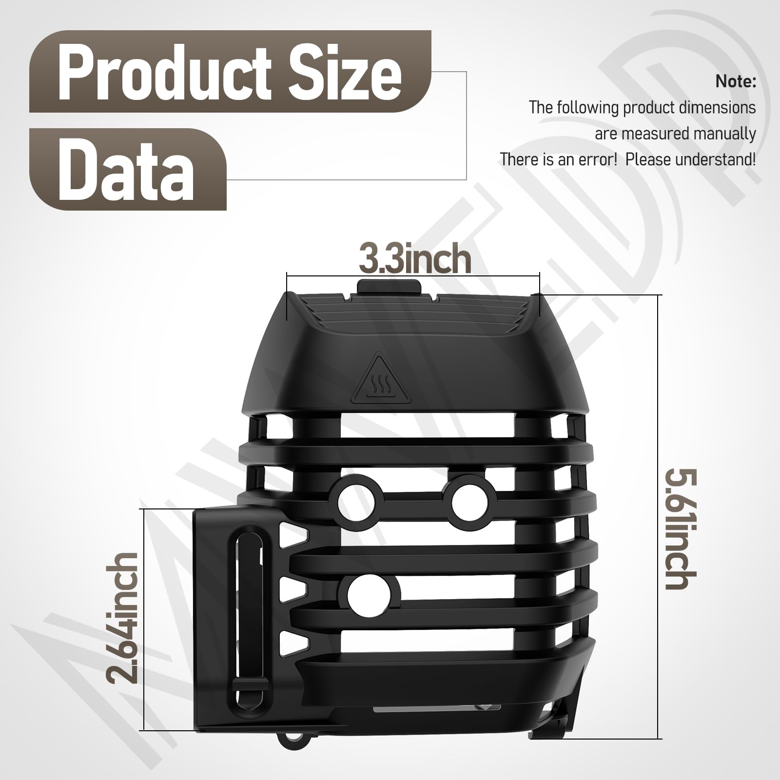 MWEDP Muffler Cover A320001200 installed on Shindaiwa trimmer