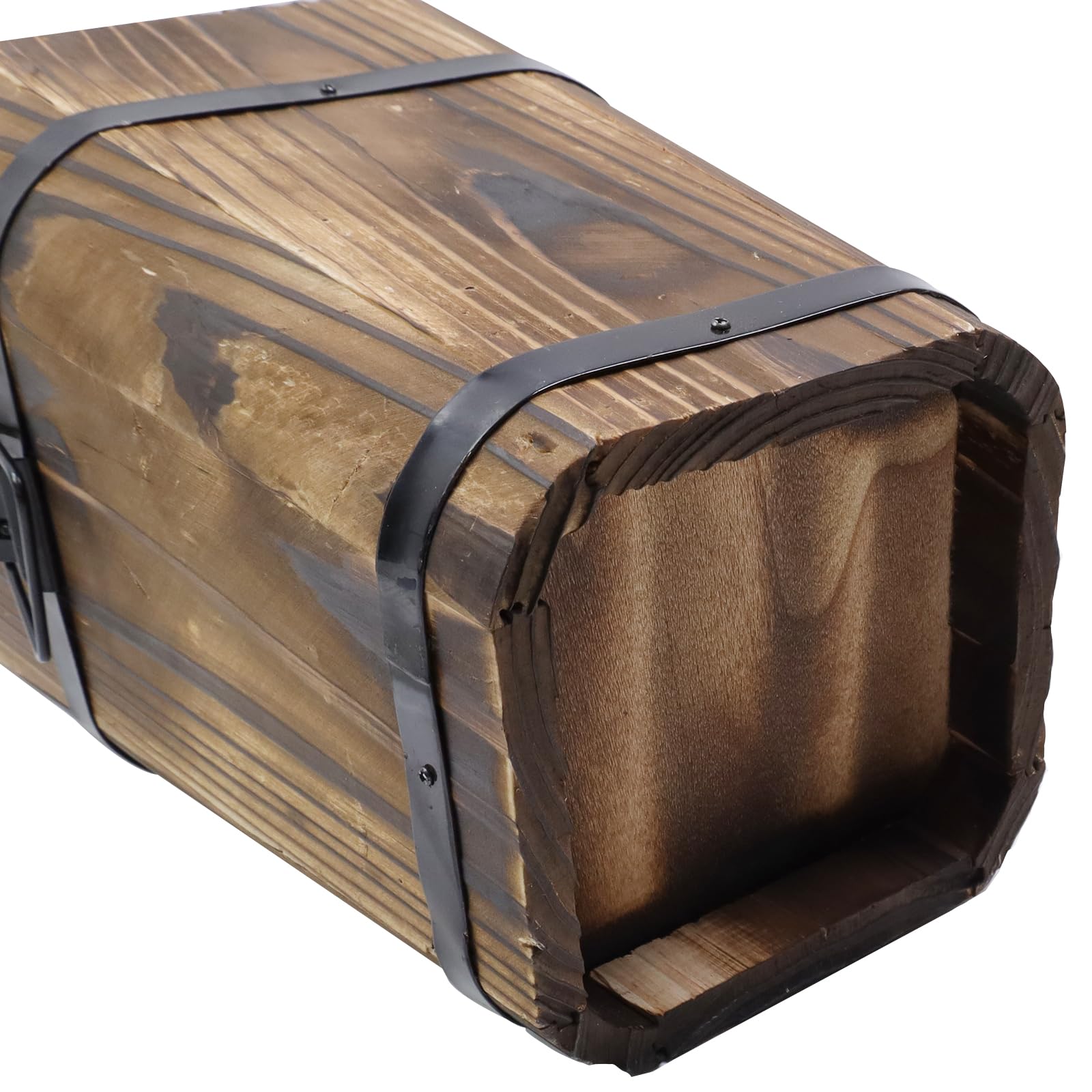 MY MIRONEY Vintage Wooden Barrel Planter packaging