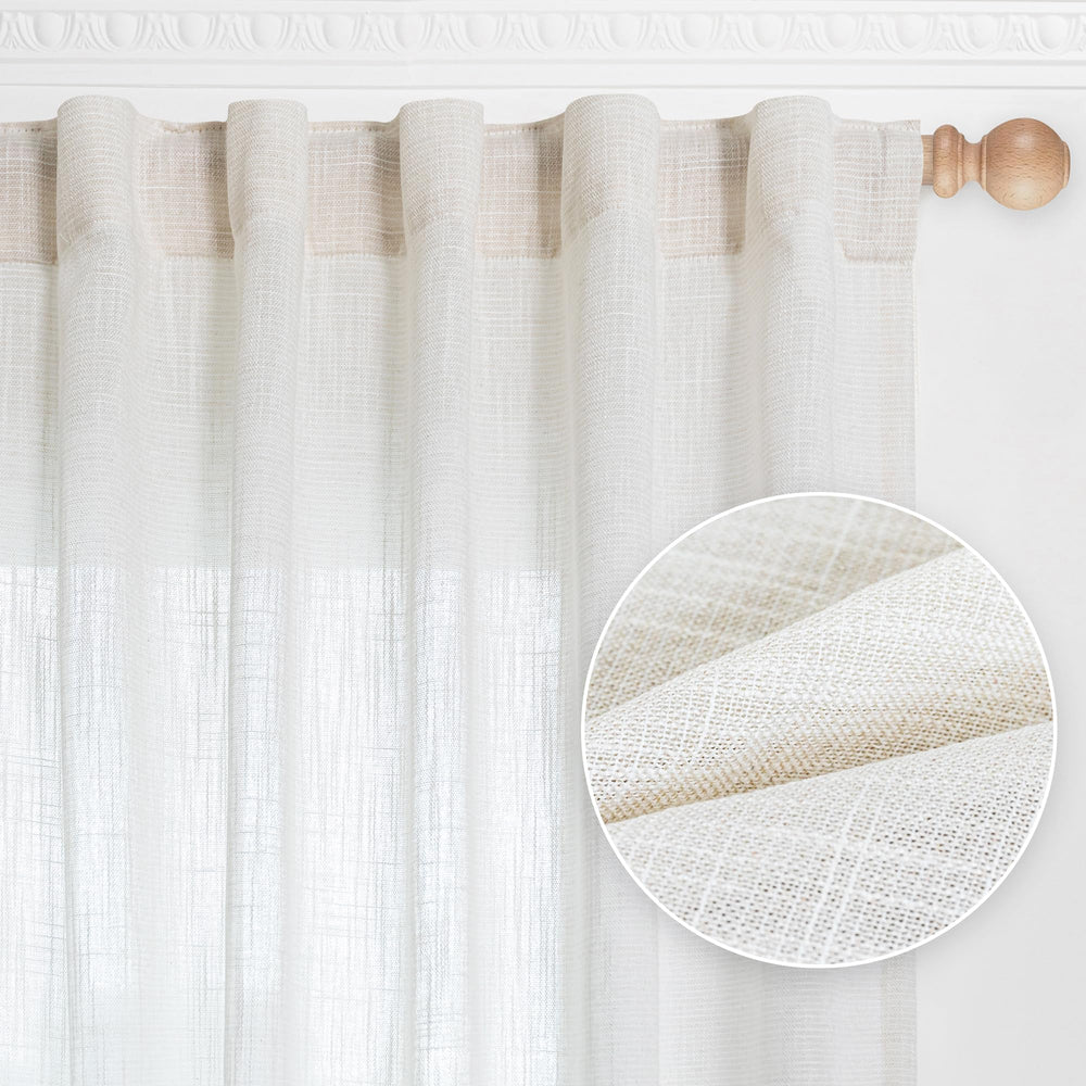 MYSKY HOME curtains hanging in a patio setting