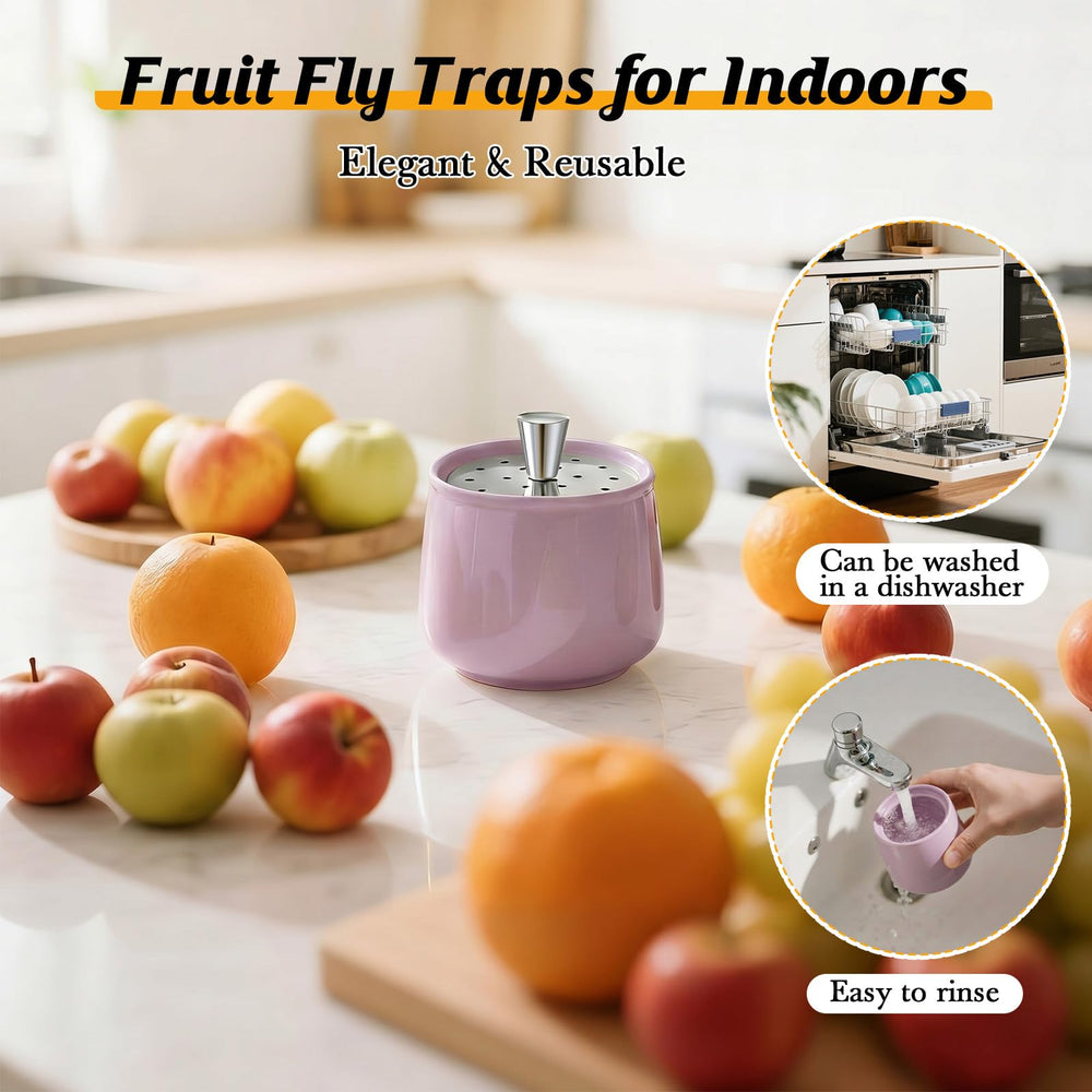 Mysora Ceramic Fruit Fly Trap stylish kitchen decor