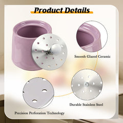Mysora Ceramic Fruit Fly Trap with apple cider vinegar inside