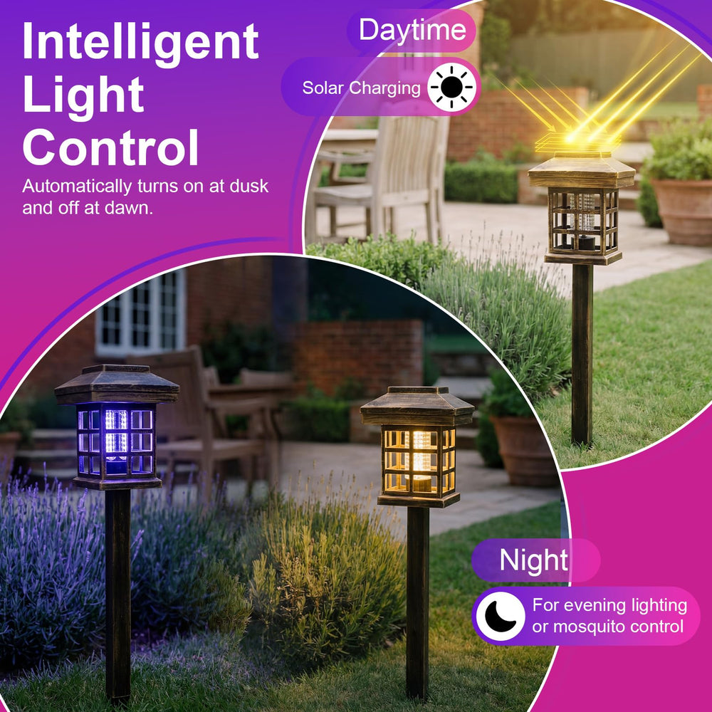 Mysora Solar Bug Zapper showing its compact design