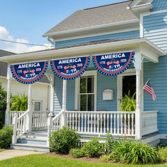 Mythcloud 250th Anniversary Flag Bunting with bold 1776-2026 lettering