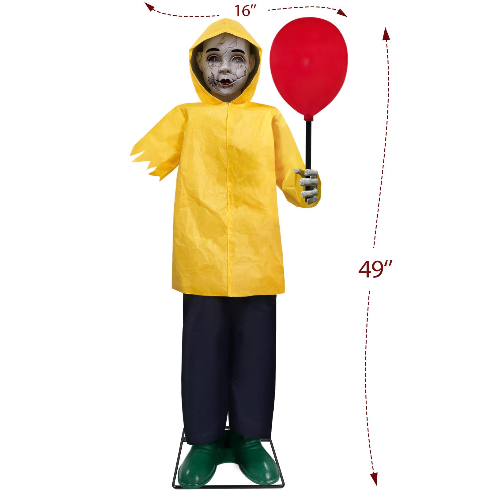 Mythcloud Halloween Animatronics Prop assembled with instructions