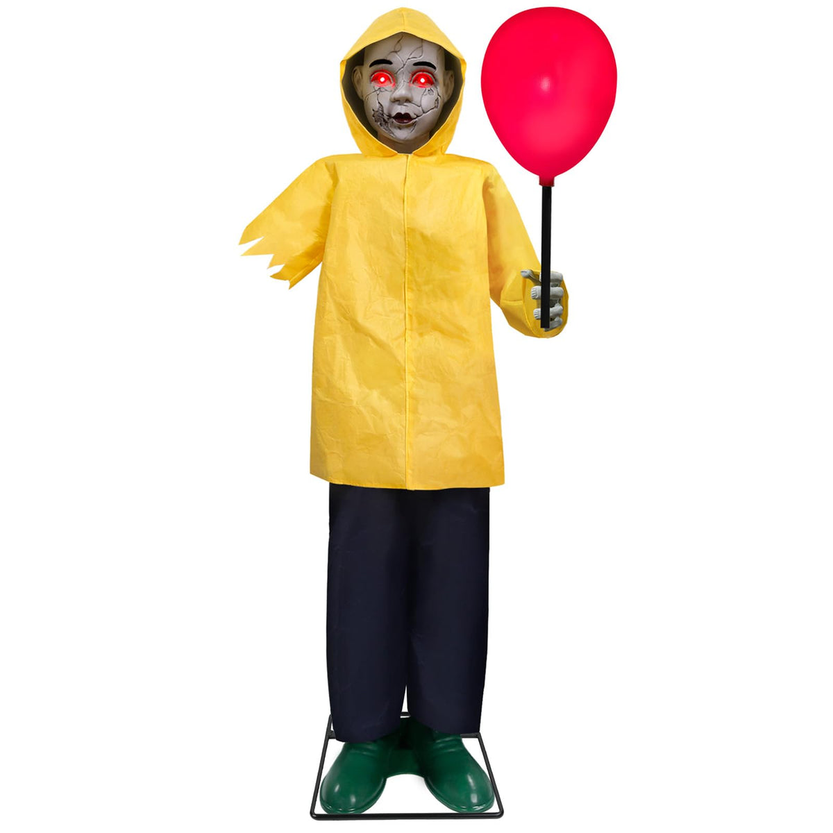 Mythcloud Halloween Animatronics Prop life-size zombie clown front view