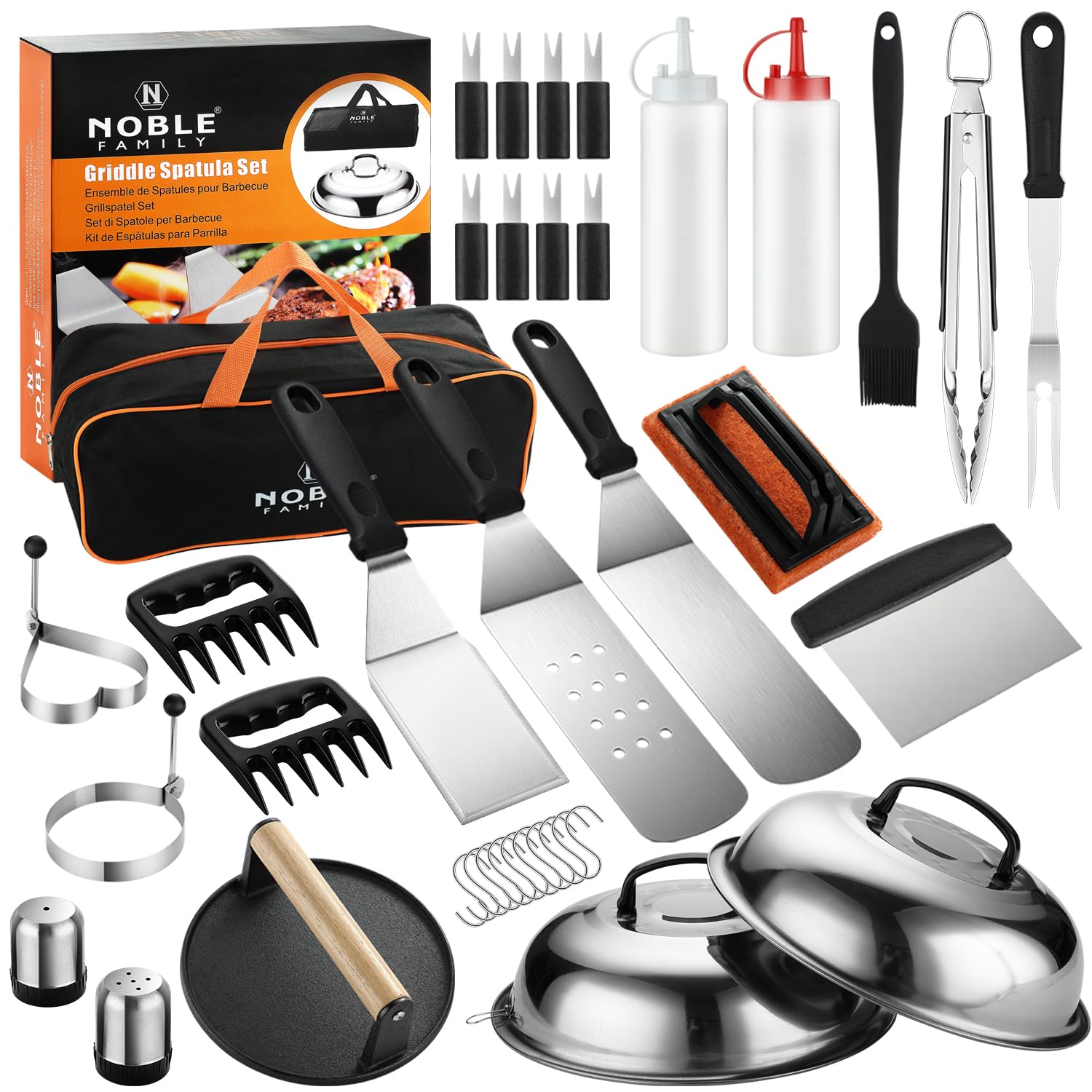 N NOBLE FAMILY 38PCS Griddle Accessories Kit complete set
