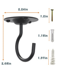 NACETURE ceiling hooks with plants hanging
