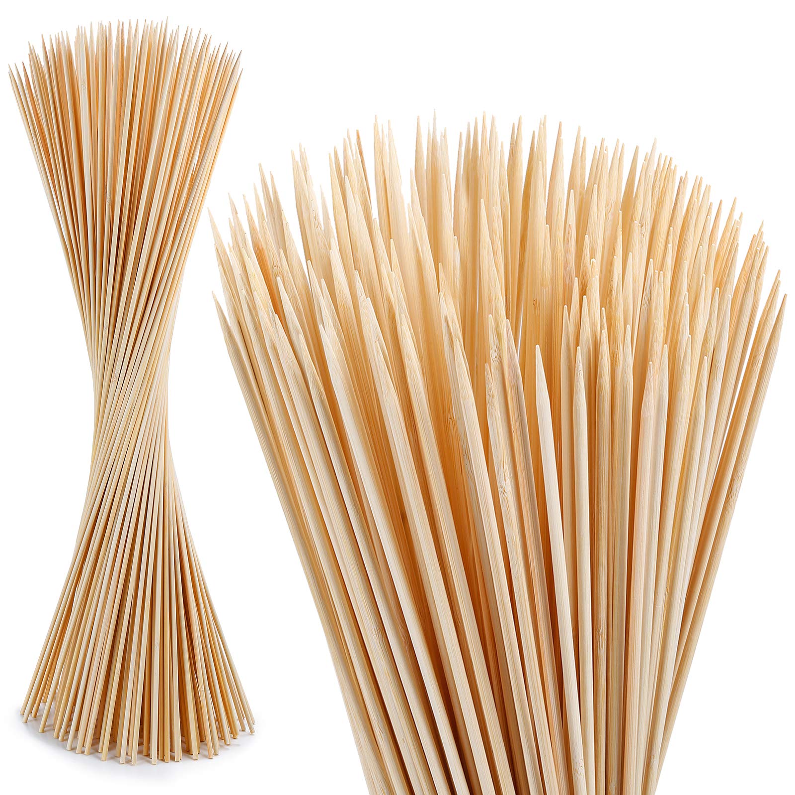 NadaKin 16 Inch Bamboo Roasting Sticks pack with 200 pieces