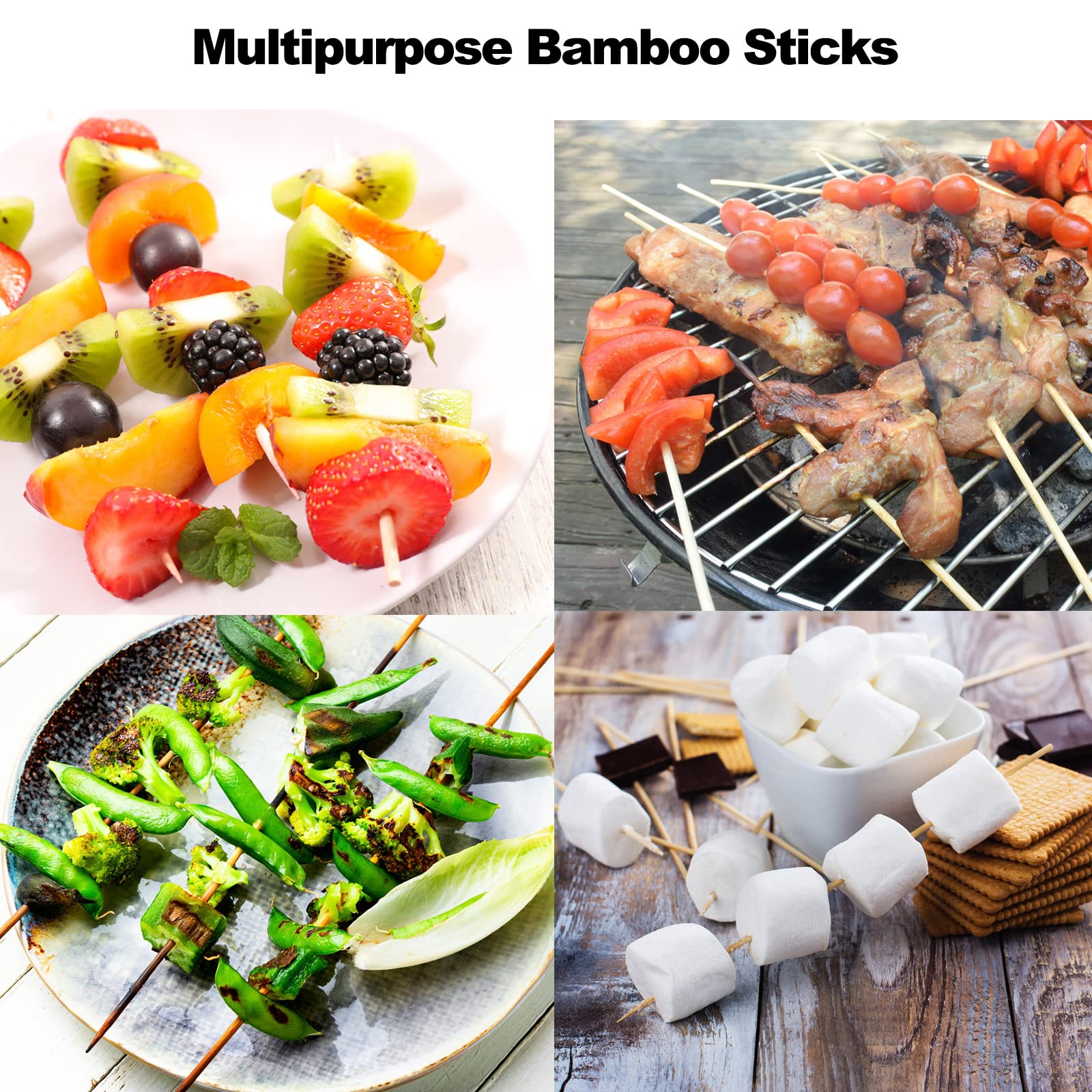 NadaKin bamboo skewers being used at a picnic