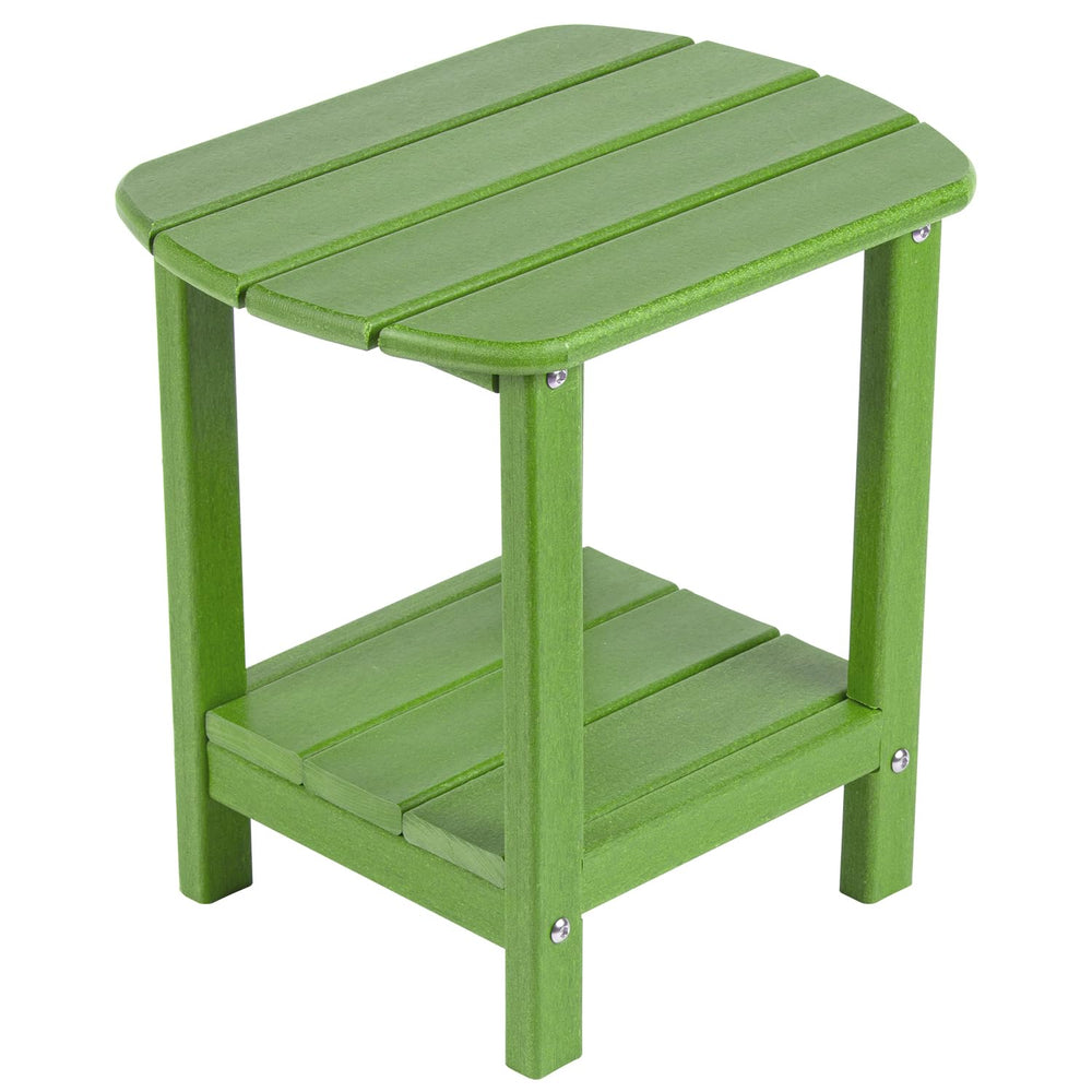 nalone Adirondack Side Table front view in lime