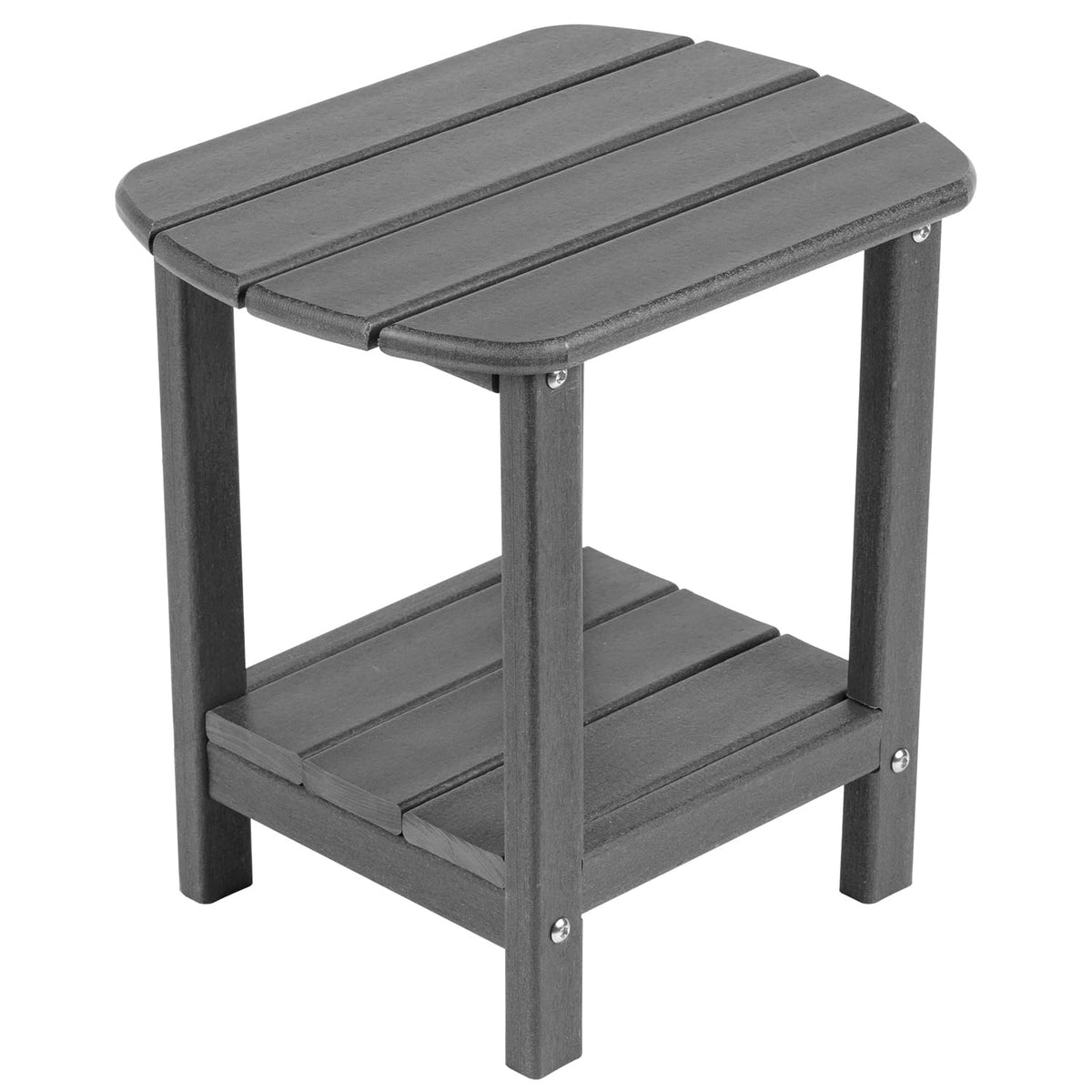 nalone Adirondack Side Table grey front view