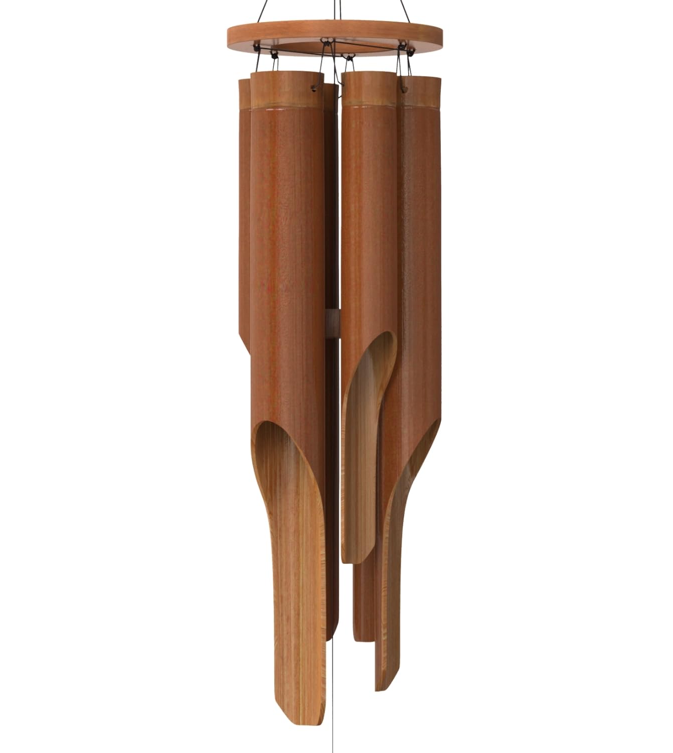 Nalulu Classic Bamboo Wind Chimes medium size front view