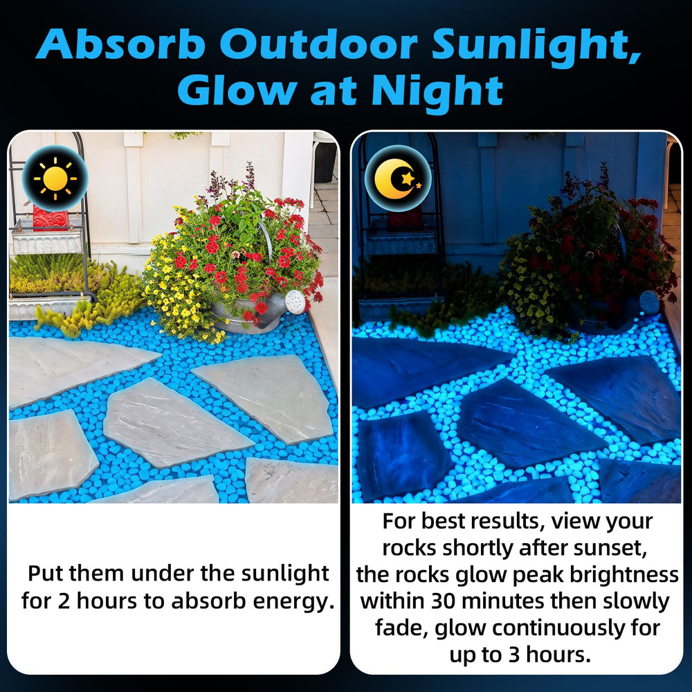 NAMTSO glow rocks measuring 0.6-1.1 inches