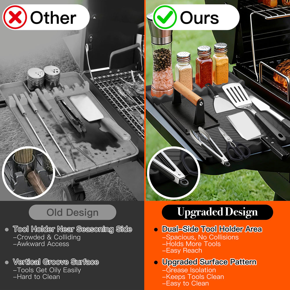 NancyL grill mat showcasing spacious design for accessories
