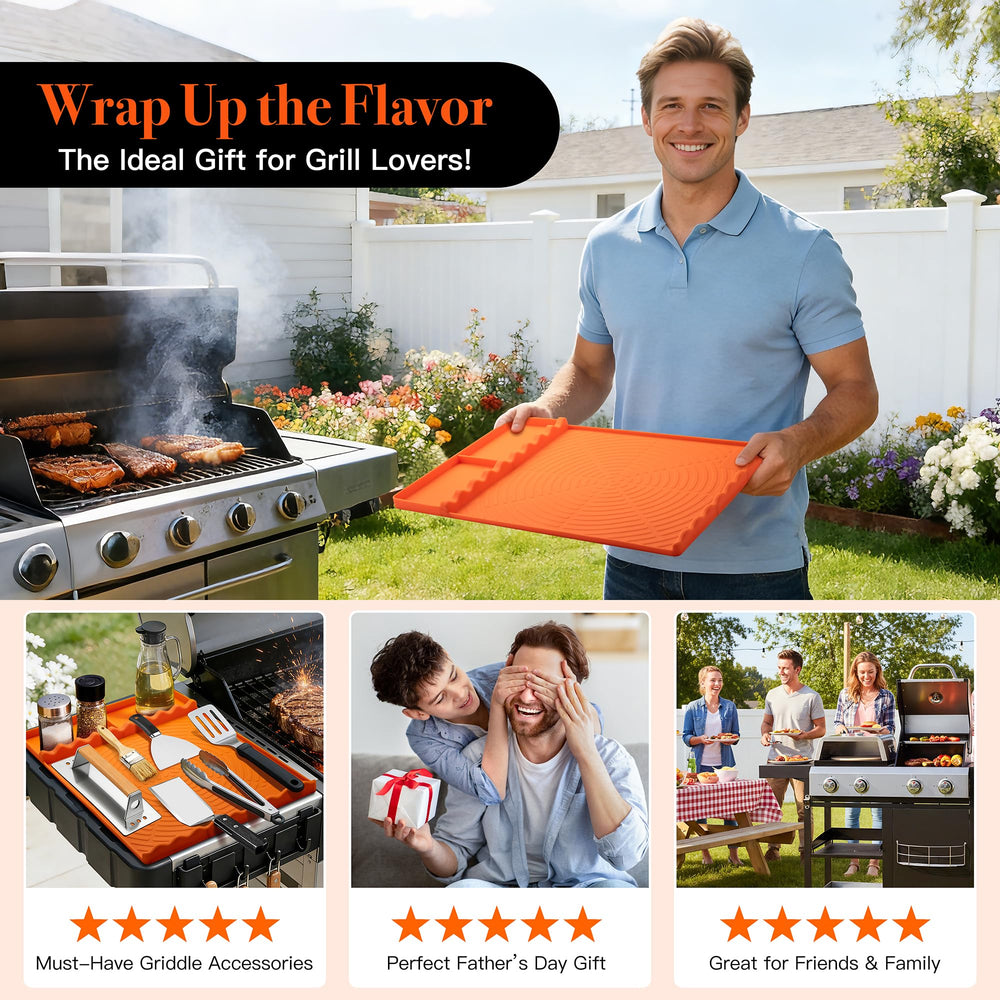 NancyL Silicone Grill Mat packaging display