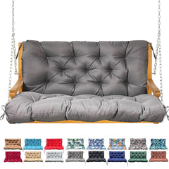 NANGELRN Porch Swing Cushion Dark Gray front view