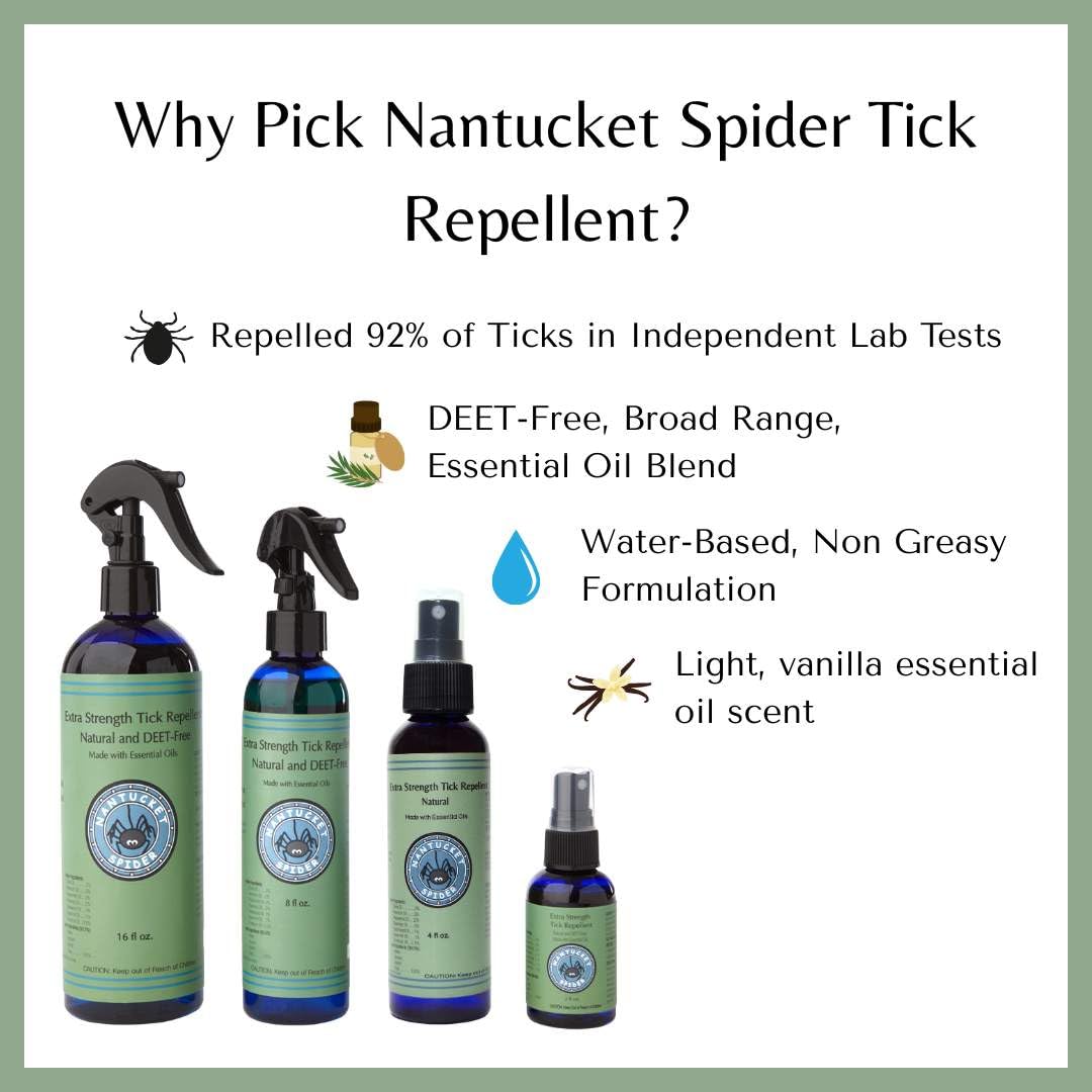 Nantucket Spider Tick Repellent Spray outdoor usage scenario