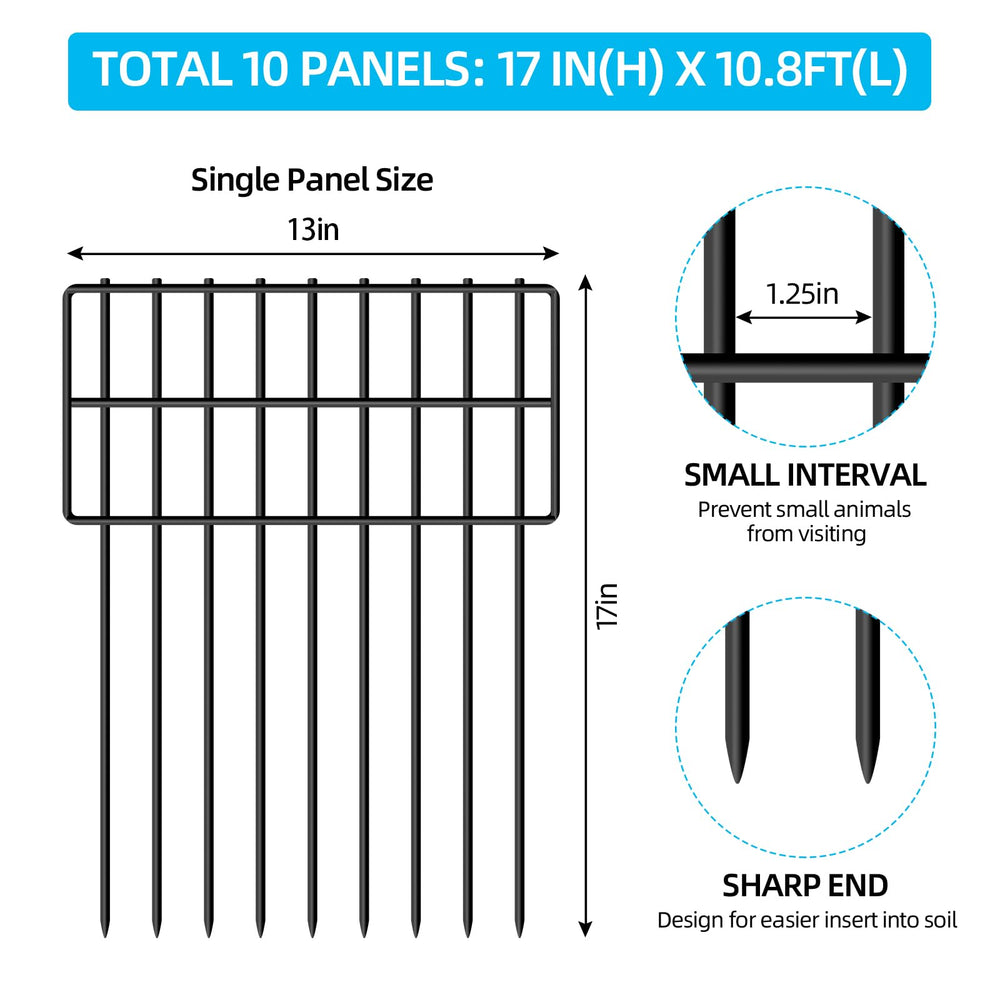 NANYEZH fencing panels connected in a curved shape