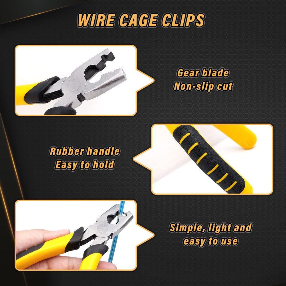 NAOEDEAH Cage Clips Set packaging with tools
