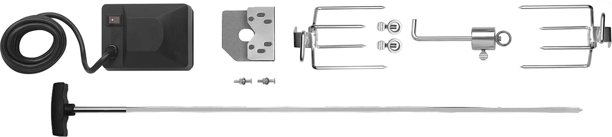Napoleon Heavy Duty Rotisserie Kit stainless steel components